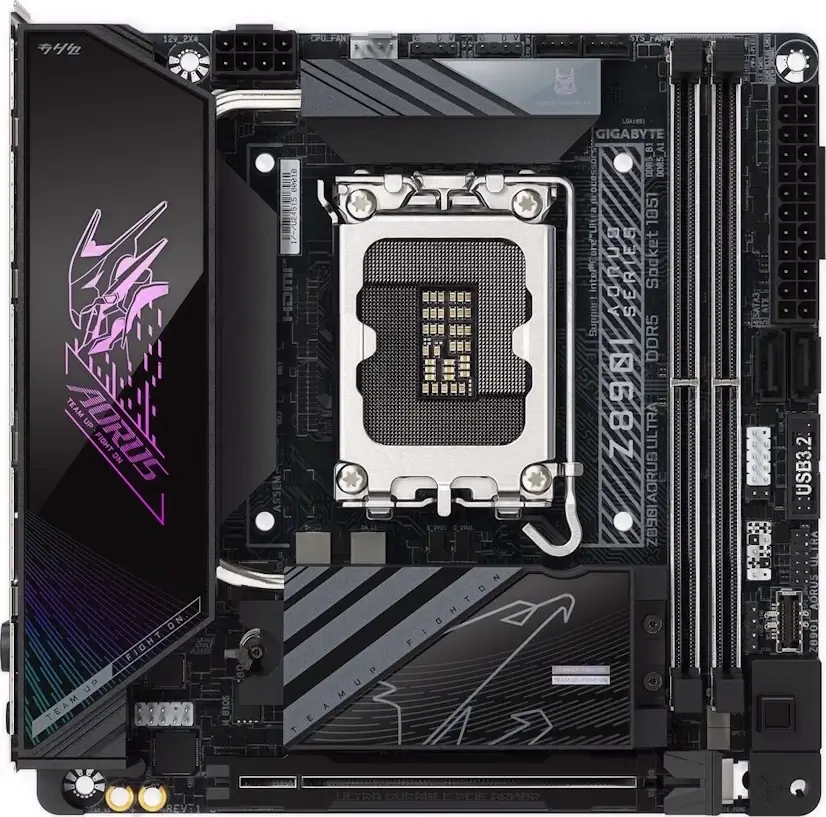 Montaje Placa Base Gigabyte Z890I AORUS ULTRA Gaming PC Piovera