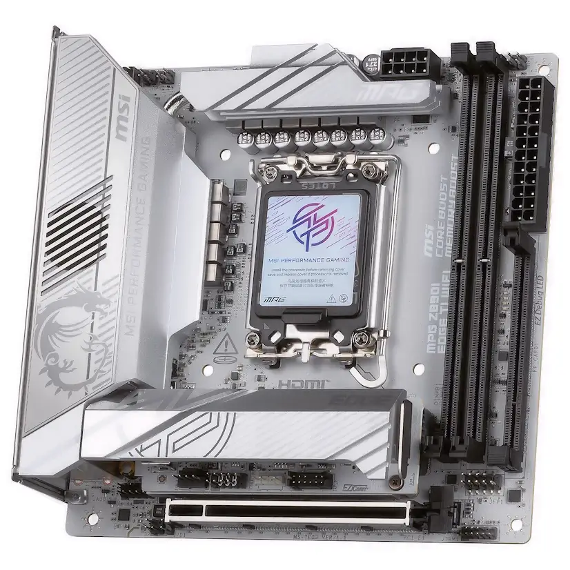 Montaje Placa Base MSI MPG Z890I EDGE TI WIFI Gaming PC Piovera